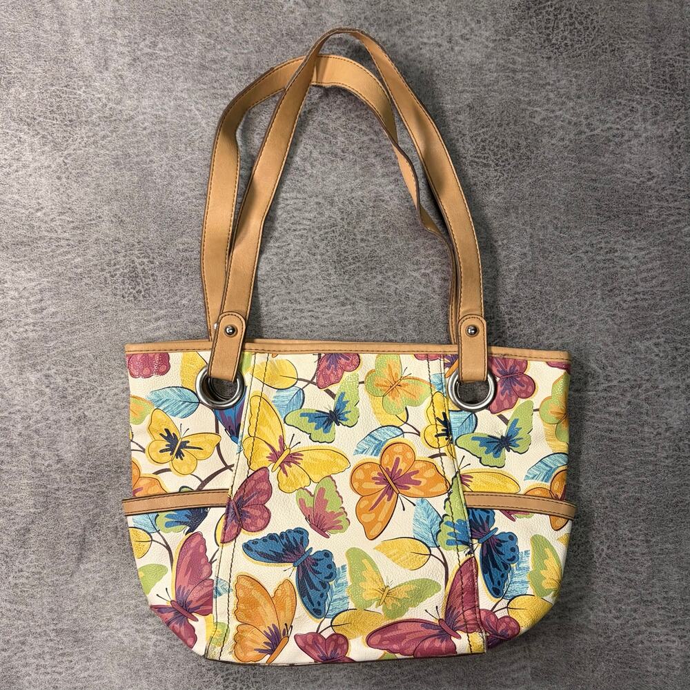 Colorful Butterfly Shoulder Bag